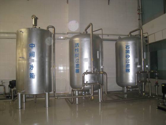 10T/H石英砂+活性炭过滤